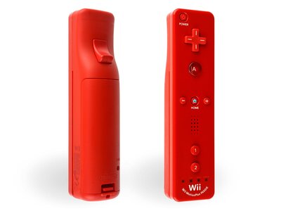 Nintendo Wii Remote Controller Motion Plus Red