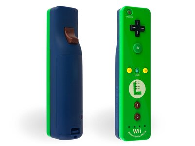 Nintendo Wii Remote Controller Motion Plus Luigi