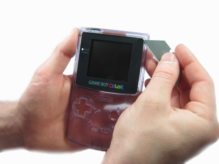 Gameboy Lens Vervangen - Schermpje Los