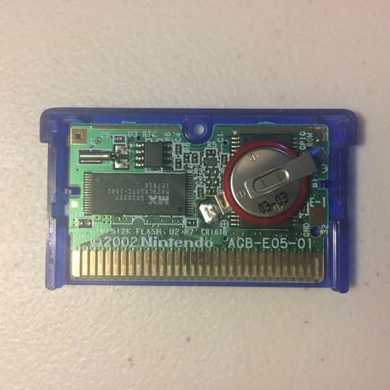 Gameboy Advance Game Batterij Vervangen - Achterkant