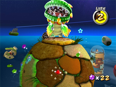 Nintendo Wii Screenshot Super Mario Galaxy